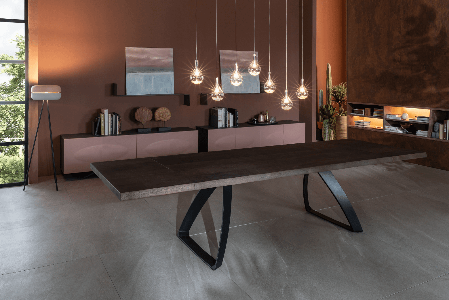 Tavolo Brid Impiallacciato