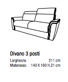 Divano Kenia Letto con Materasso H 21: Dormire bene non è più un sogno 18 - immagine 3