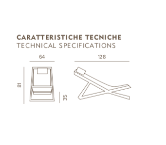GS 28 Beach Chair / Sunbed 27 - immagine 4