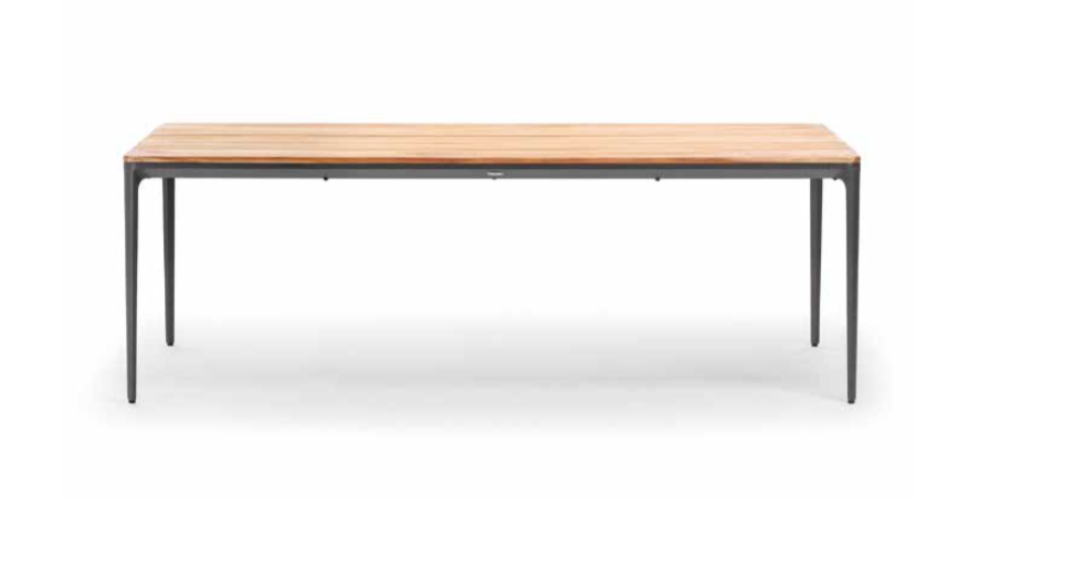 Tavolo da Pranzo Baamas Teak Table - Design Minimale e Piano in Legno Pregiato 27 - immagine 5