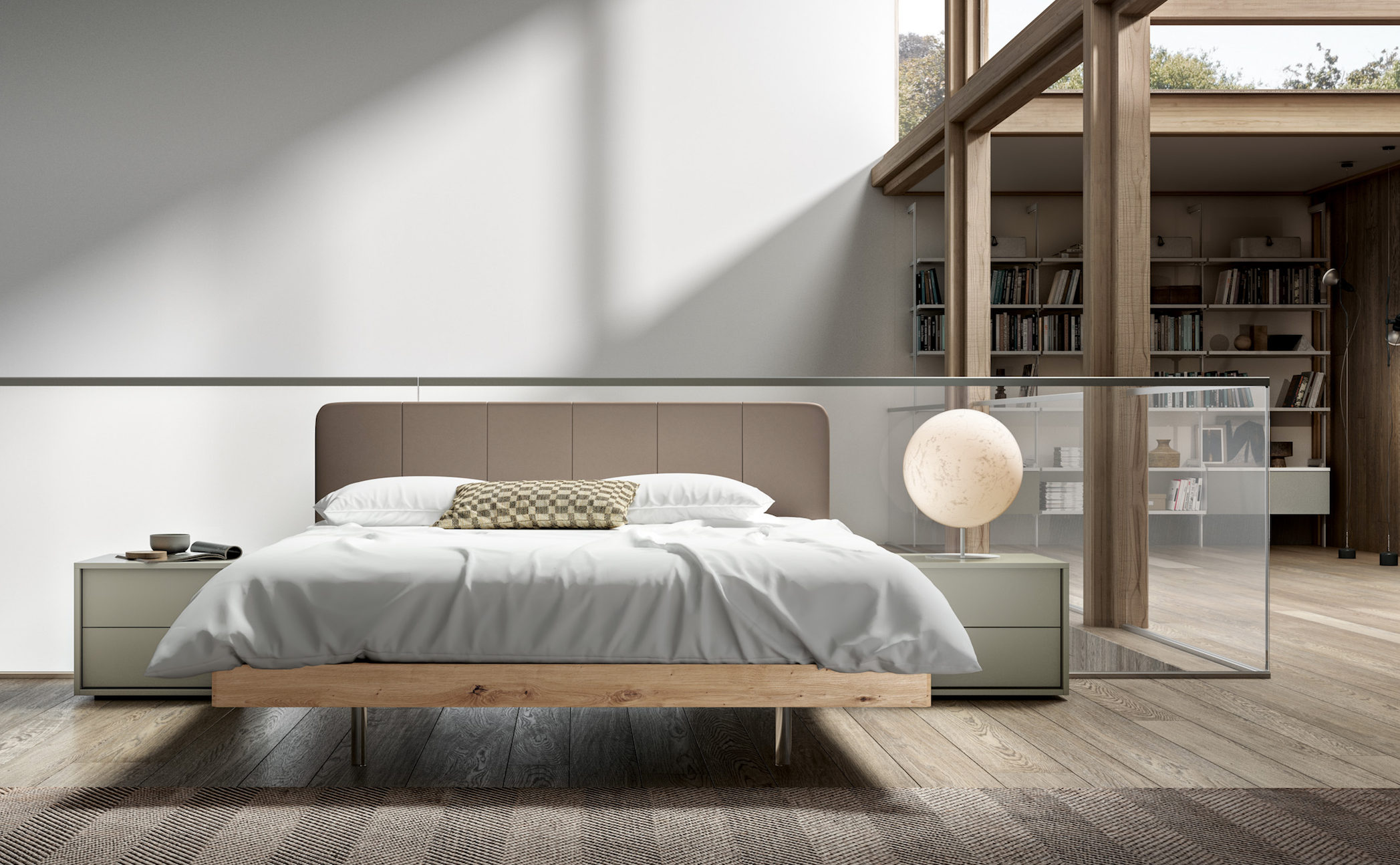 Composizione Notte: Ari Soft & Slide 07– Grigio Verde e Rovere 68 - immagine 4