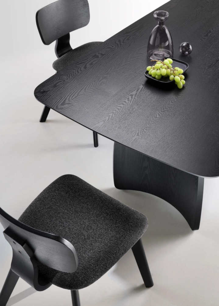 Tavolo Minto 57 – Tavolo Fisso in Rovere, Noce o Nero (210 / 240 cm) - immagine 11