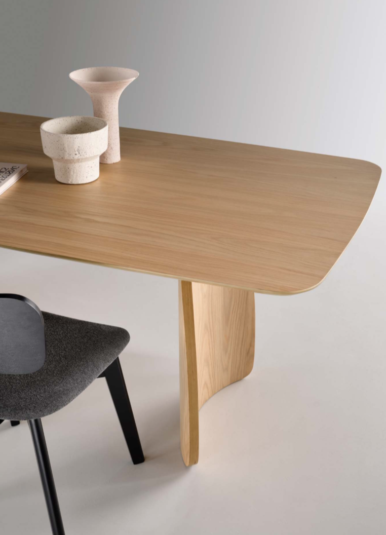 Tavolo Minto 57 – Tavolo Fisso in Rovere, Noce o Nero (210 / 240 cm) - immagine 9
