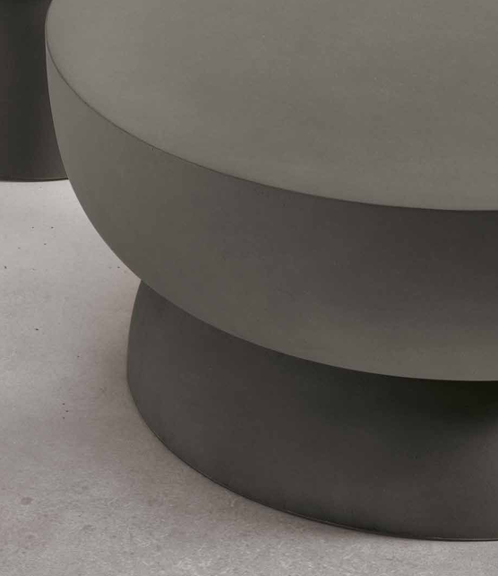 Tavolini Sesto 56– Tavolino di Design in Microcemento Ø 60 cm - immagine 3