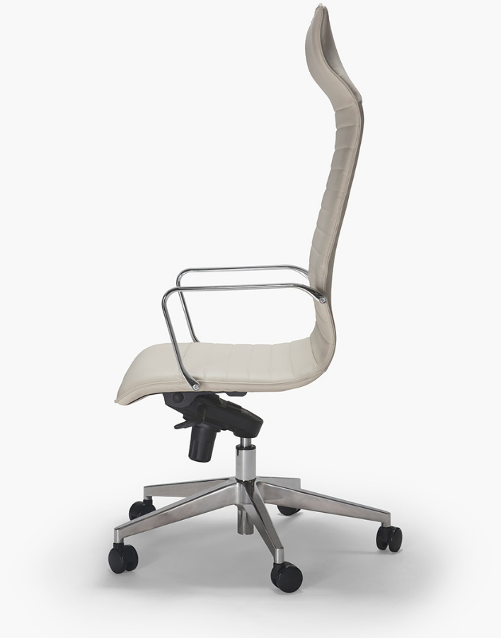 Poltrona Direzionale GENH 45 – Eleganza Executive in Acciaio Cromato - immagine 5
