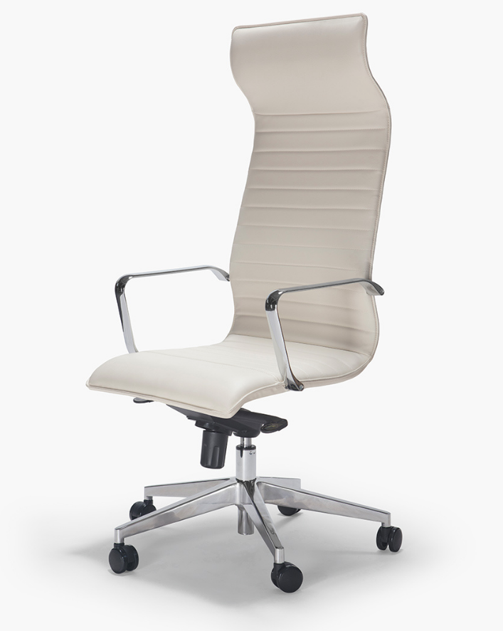 Poltrona Direzionale GENH 45 – Eleganza Executive in Acciaio Cromato - immagine 4