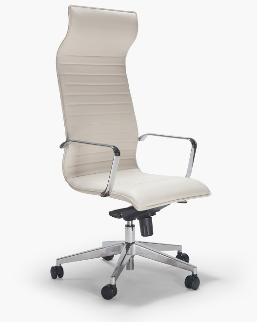 Poltrona Direzionale GENH 45 – Eleganza Executive in Acciaio Cromato - immagine 3
