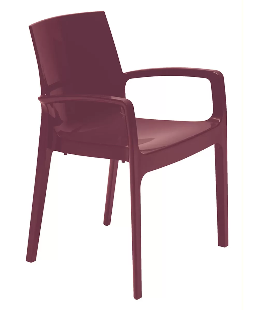 POLTRONA CREAM IMPILABILE CON BRACCIOLI MD-WORK 63 - immagine 9