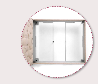 Letto Armonia – Testata Imbottita Sfoderabile e Contenitore con Apertura Tradizionale o Lux - immagine 10