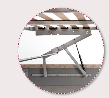 Letto Armonia – Testata Imbottita Sfoderabile e Contenitore con Apertura Tradizionale o Lux - immagine 6