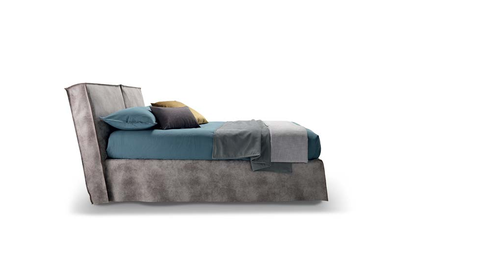 Letto Matrimoniale Gentilezza con Giroletto Box Contenitore e Rete Inclusa | MD Work Design - immagine 7